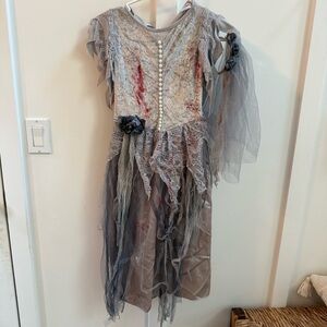 Zombie Bride Costume size S (kids)
